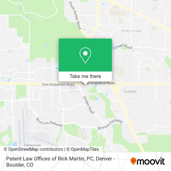 Mapa de Patent Law Offices of Rick Martin, PC