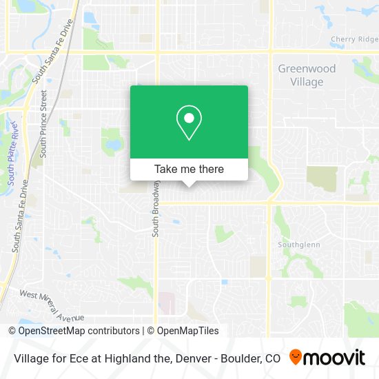Mapa de Village for Ece at Highland the