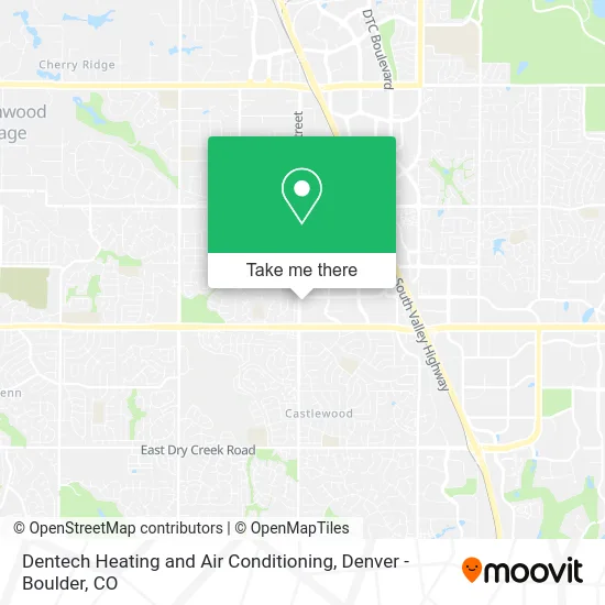 Mapa de Dentech Heating and Air Conditioning