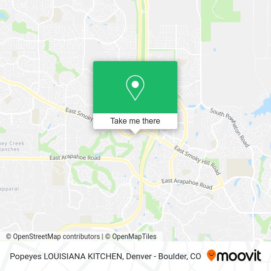 Popeyes LOUISIANA KITCHEN map