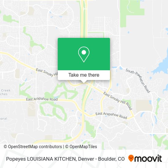 Popeyes LOUISIANA KITCHEN map