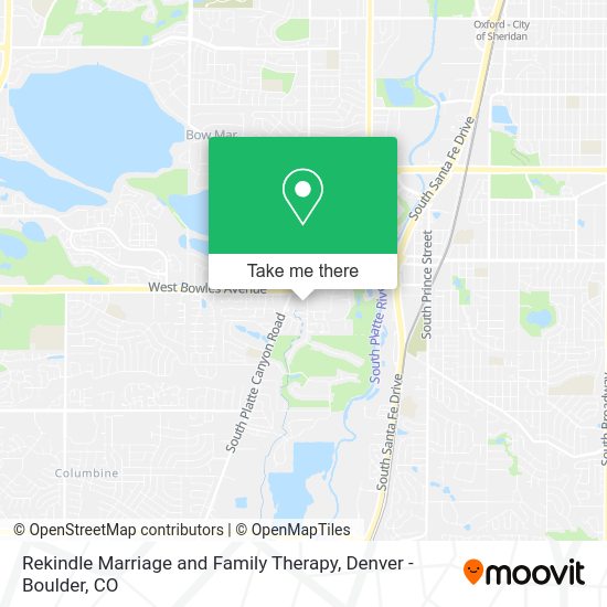 Rekindle Marriage and Family Therapy map