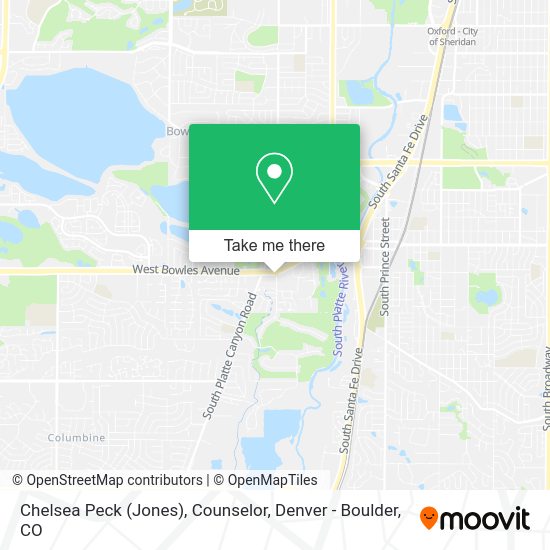 Chelsea Peck (Jones), Counselor map
