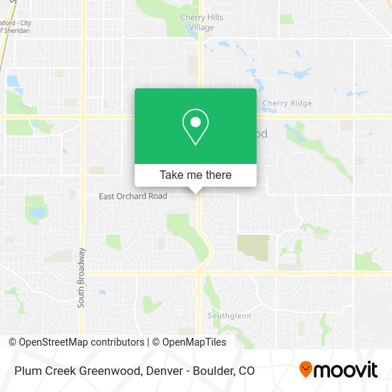 Plum Creek Greenwood map