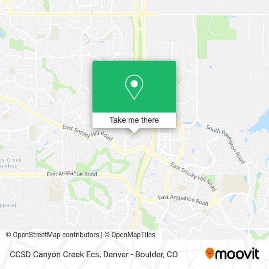 CCSD Canyon Creek Ecs map