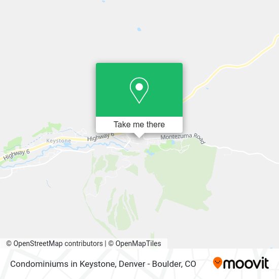 Mapa de Condominiums in Keystone