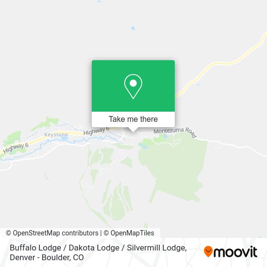 Buffalo Lodge / Dakota Lodge / Silvermill Lodge map