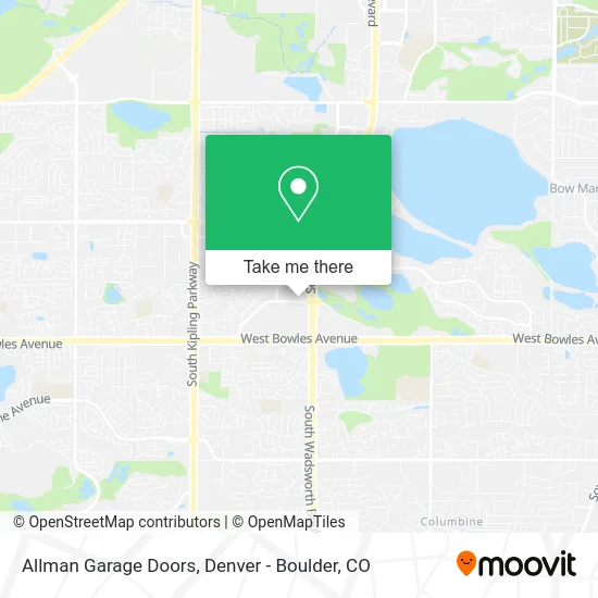 Allman Garage Doors map