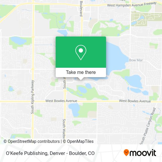 O'Keefe Publishing map