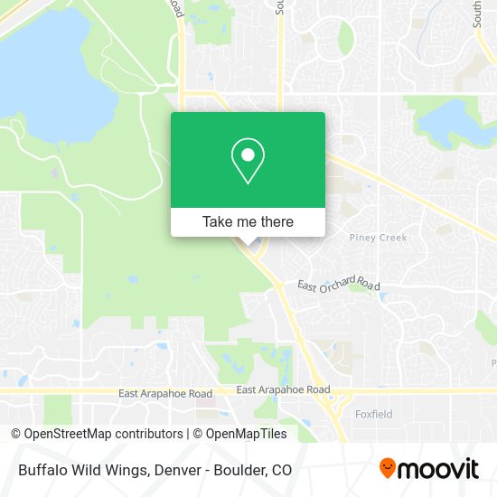 Buffalo Wild Wings map