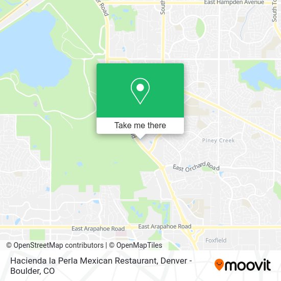 Hacienda la Perla Mexican Restaurant map