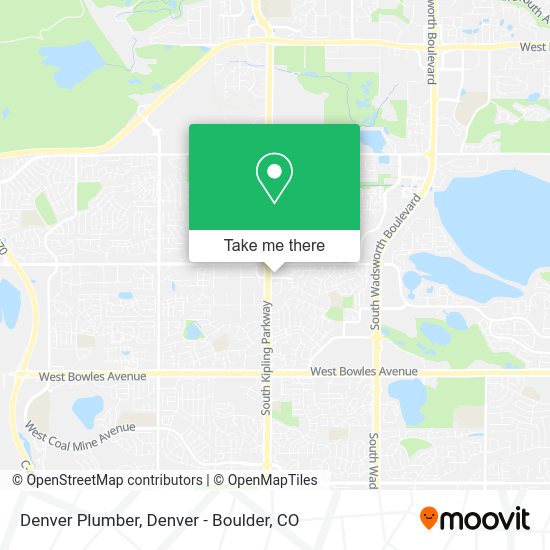 Denver Plumber map