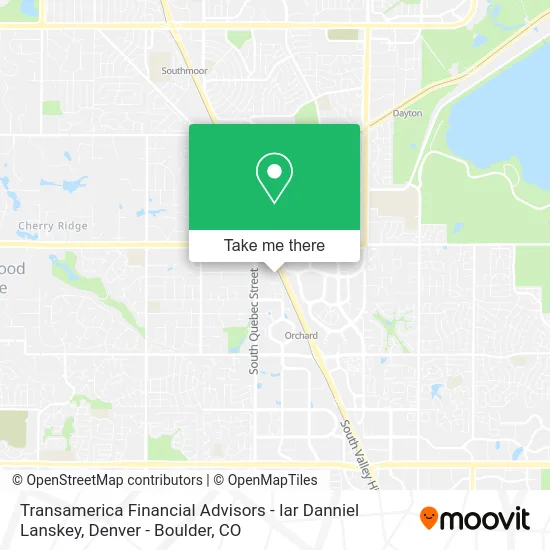 Transamerica Financial Advisors - Iar Danniel Lanskey map