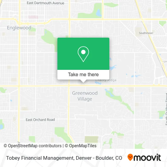 Tobey Financial Management map