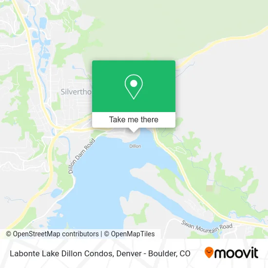 Labonte Lake Dillon Condos map