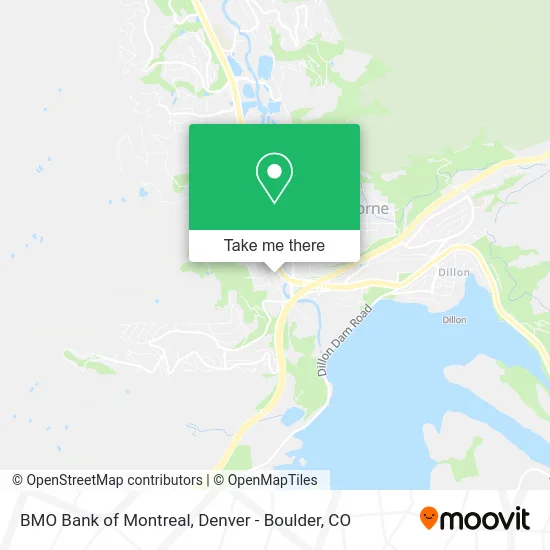 BMO Bank of Montreal map