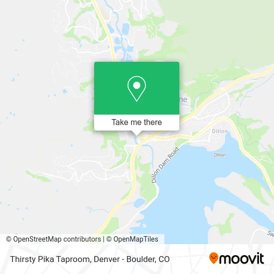 Thirsty Pika Taproom map