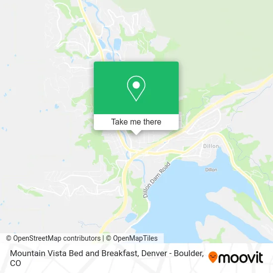 Mountain Vista Bed and Breakfast map