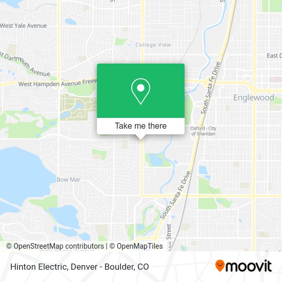 Hinton Electric map