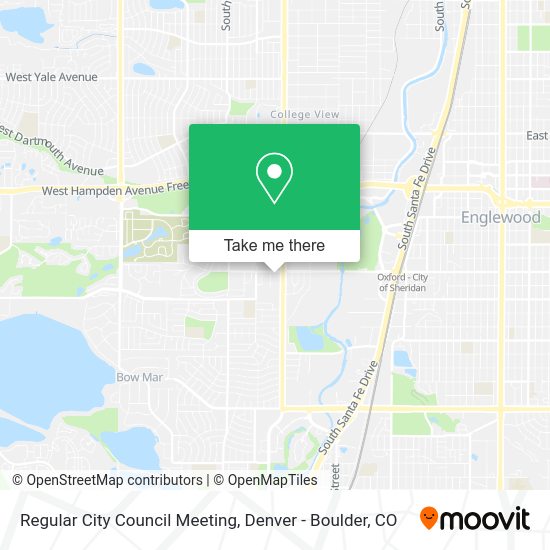 Regular City Council Meeting map