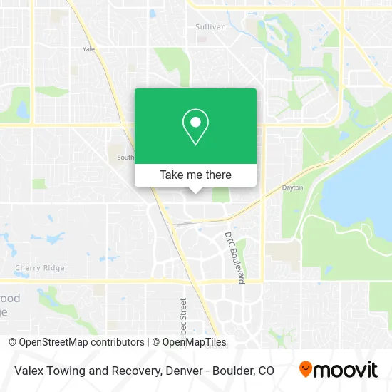 Valex Towing and Recovery map