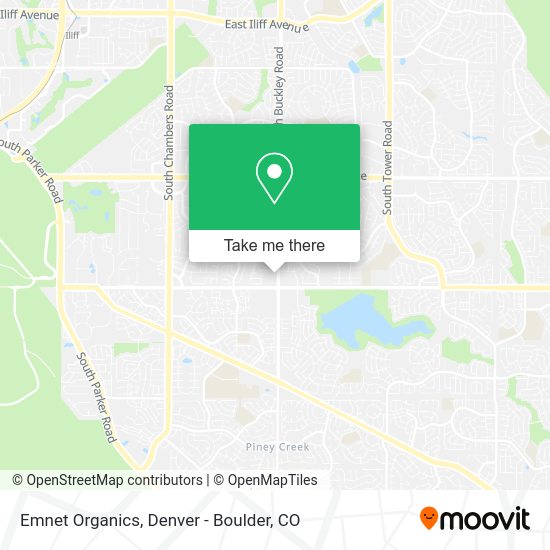 Emnet Organics map