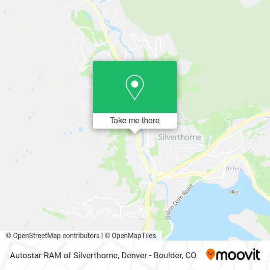 Autostar RAM of Silverthorne map