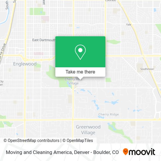 Mapa de Moving and Cleaning America