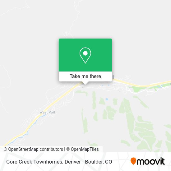Gore Creek Townhomes map