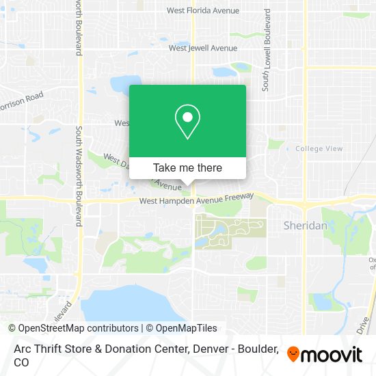 Arc Thrift Store & Donation Center map