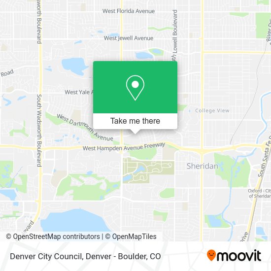 Mapa de Denver City Council