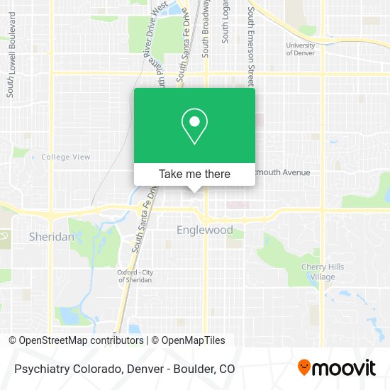Mapa de Psychiatry Colorado