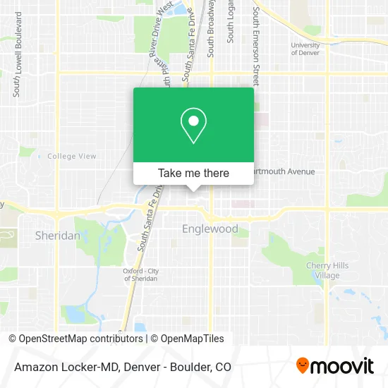 Mapa de Amazon Locker-MD