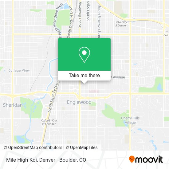 Mile High Koi map