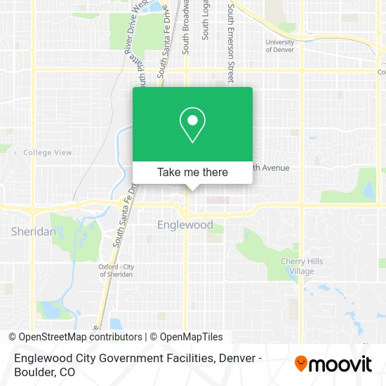 Englewood City Government Facilities map