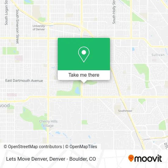 Lets Move Denver map