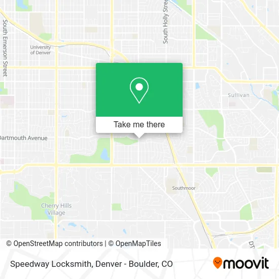 Speedway Locksmith map
