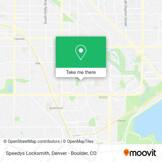 Speedys Locksmith map