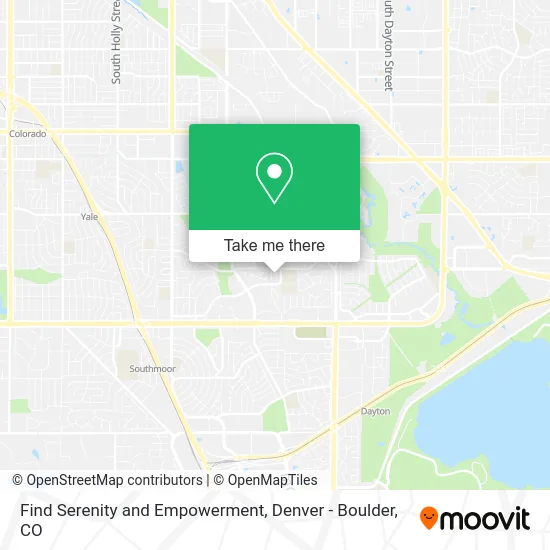 Find Serenity and Empowerment map