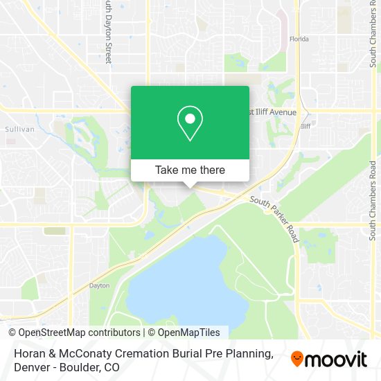Horan & McConaty Cremation Burial Pre Planning map