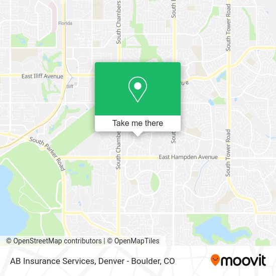 Mapa de AB Insurance Services