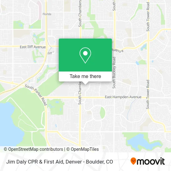 Jim Daly CPR & First Aid map