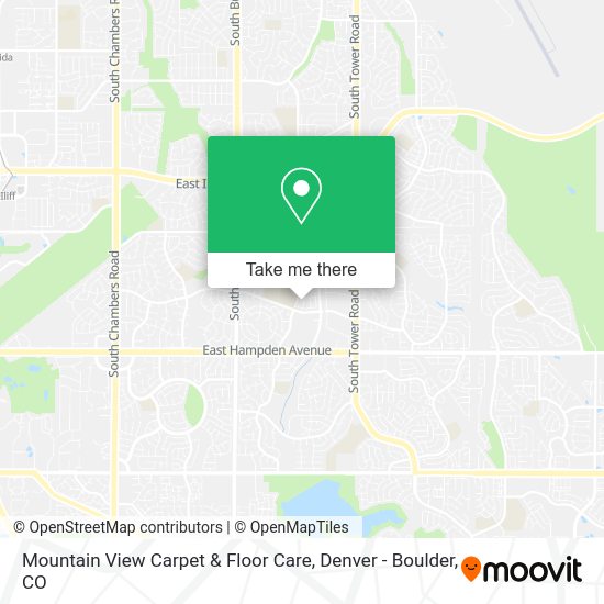 Mountain View Carpet & Floor Care map