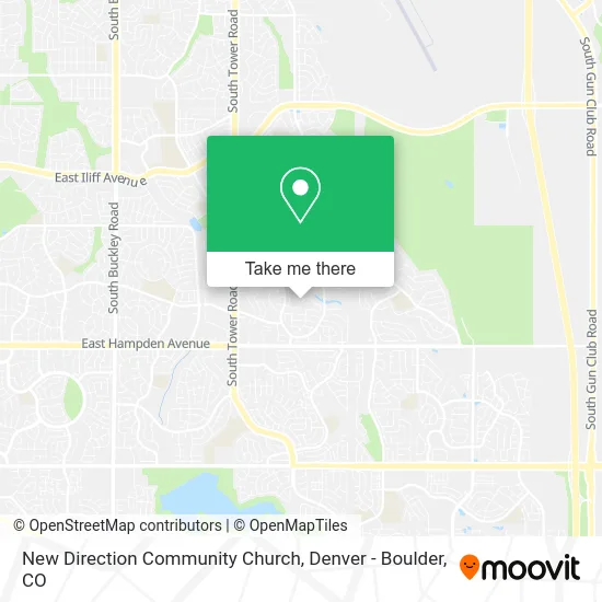 New Direction Community Church map