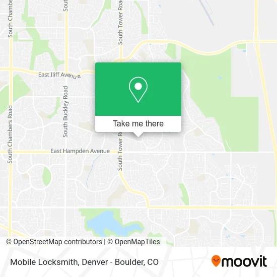 Mobile Locksmith map