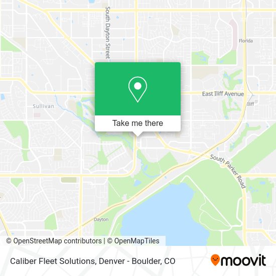 Caliber Fleet Solutions map