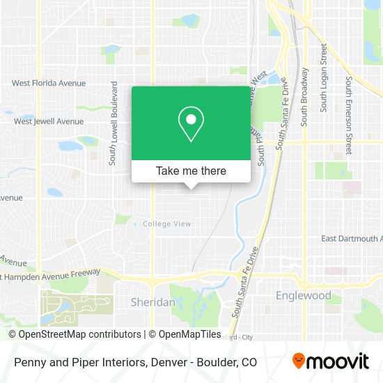 Penny and Piper Interiors map