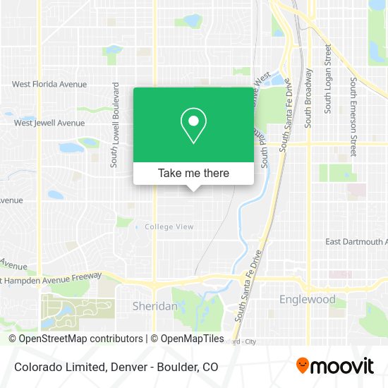 Colorado Limited map
