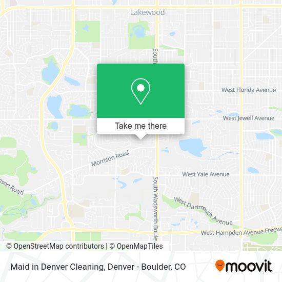 Mapa de Maid in Denver Cleaning