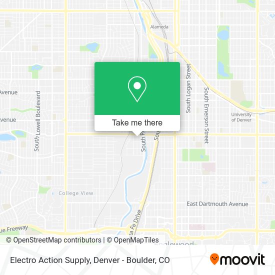 Mapa de Electro Action Supply